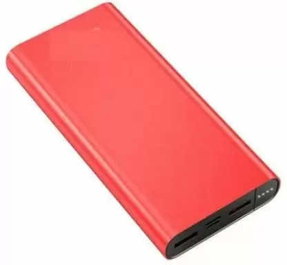 Premium Fast Charging Power Bank (Red, 10000 mAh)