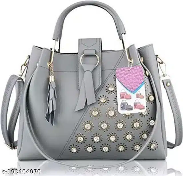 Handbags Set for Women (Grey, Set of 3)