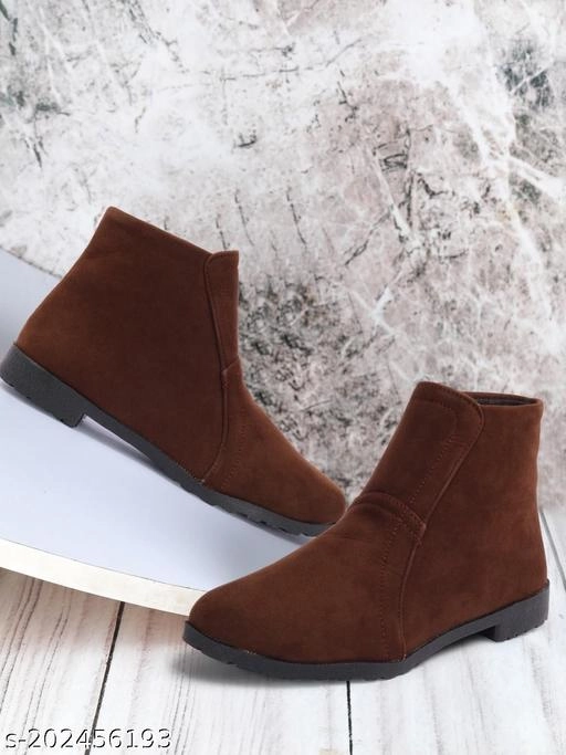 Boots for Women (Brown, 3)