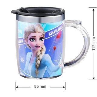 Plasti Printed Mug (Multicolor, 350 ml)