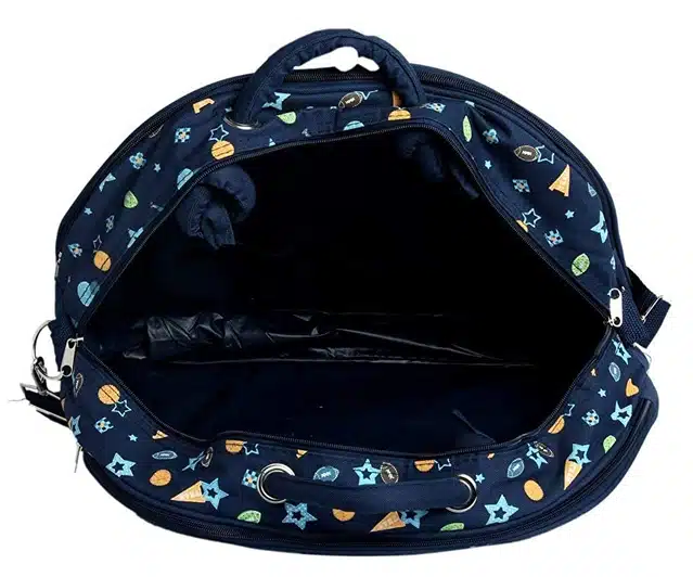 Duffel Bag with 4 Compartment (Blue, L)