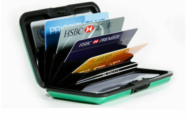 Plastic Card Holders (Multicolor, Pack of 3)