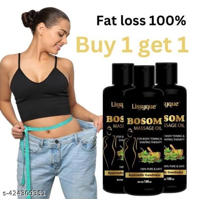  Lissyque Ayurvedic Oil For fat burning, slimming, reduce belly fat- 100ml (buy one get two free)