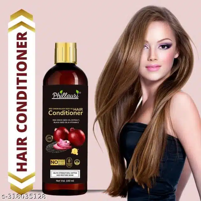 Phillauri Herbal Red Onion Blackseed Oil Hair Conditioner (100 ml)