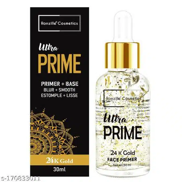 Ronzille 2-in-1 24K Gold Primer & Spray Fixer Face Primer (30 ml, Pack of 2)