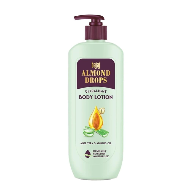 Bajaj Almond Drops Ultralight Body Lotion 400 ml