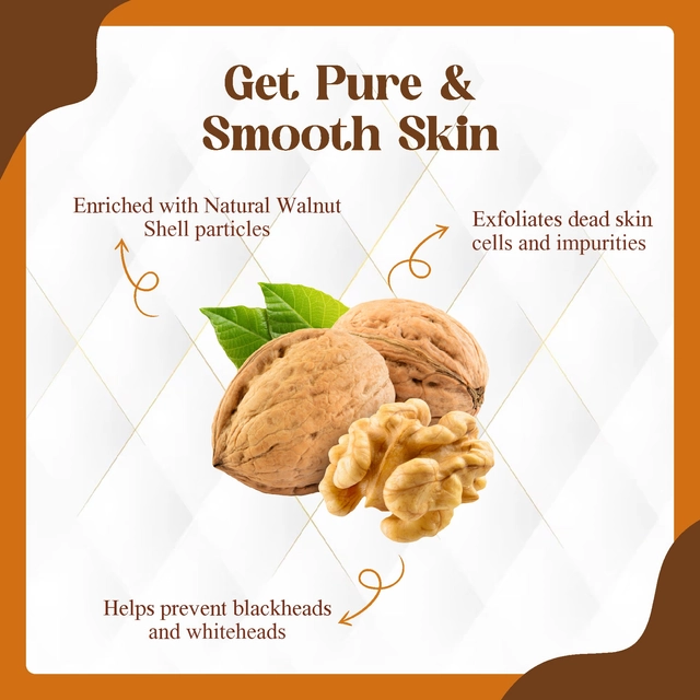 Kuraiy Walnut Tan Removal Face Scrub (100 g)