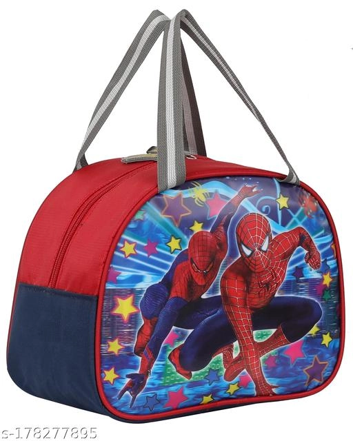 Polyester Lunch Box Bag for Kids (Multicolor)