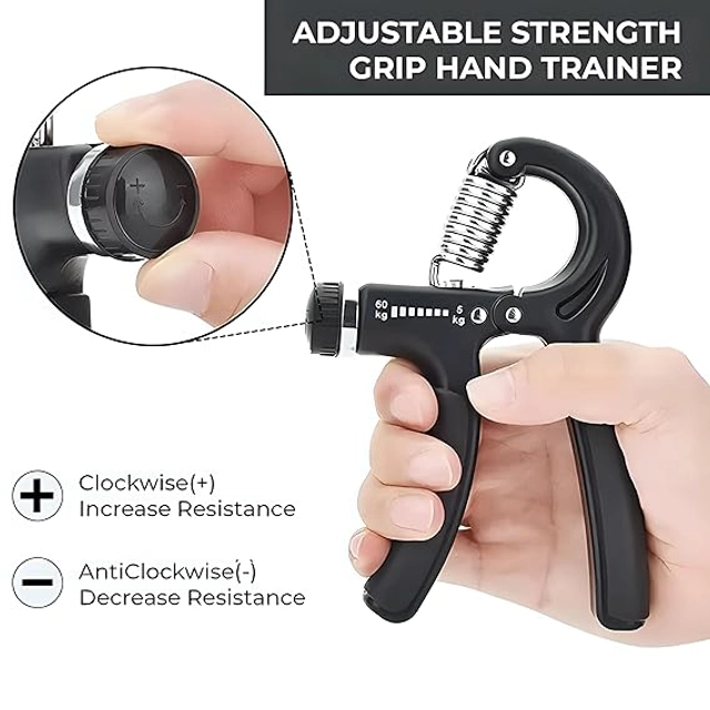 Adjustable Hand Gripper for Men & Women (Multicolor)