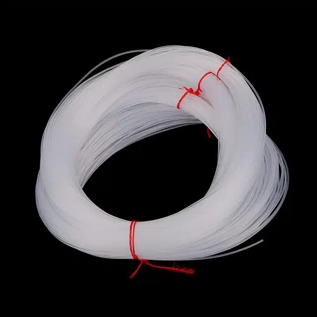 Nylon Fishing Line Thread (White, 20 m) (Pack of 12)