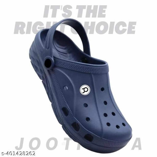 Clogs for Men (Navy Blue, 6)