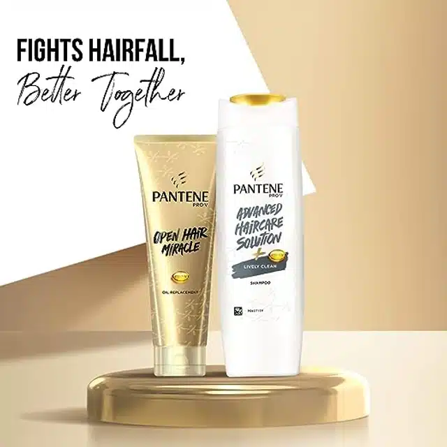 Pantene एडवांस्ड हेयर फॉल सॉलूशन सिल्की स्मूथ केयर शैम्पू, 340 Ml