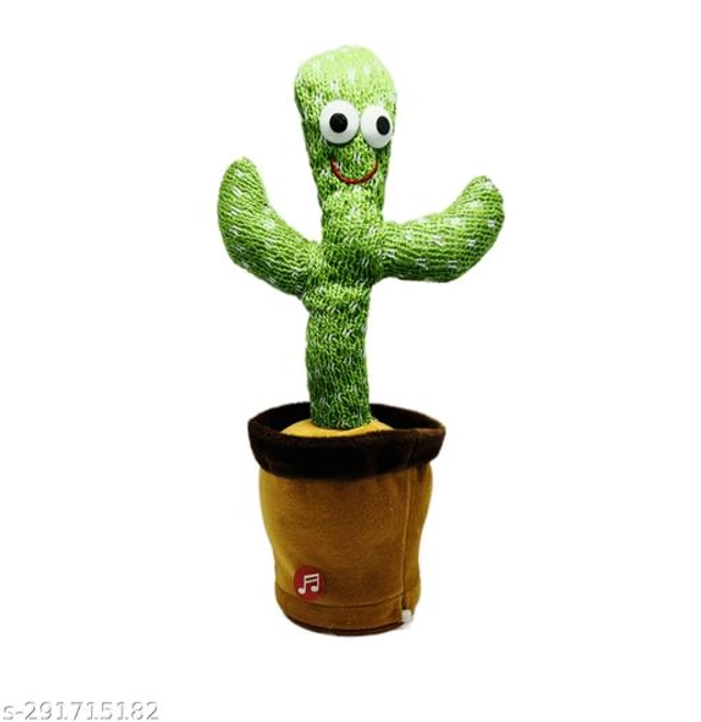 Dancing Cactus Talking Toy for Kids (Multicolor)