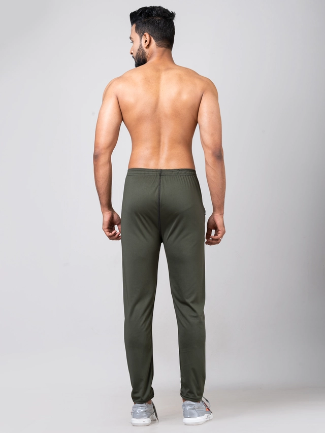 Polyester Solid Trackpant for Men (Olive, XS)