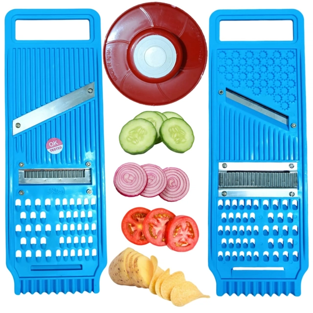 Plastic Vegetable Slicer (Multicolor)