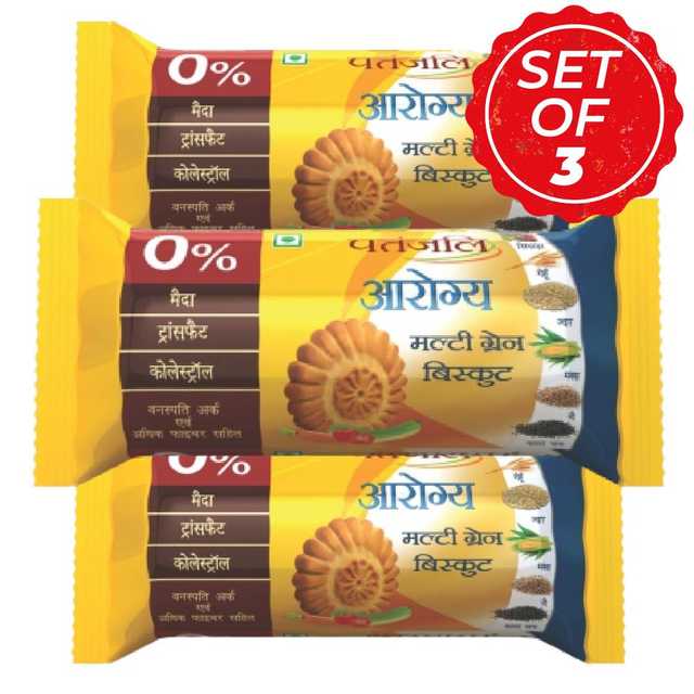 पतंजलि आरोग्य बिस्कुट 75 g (Set ऑफ़ 3)