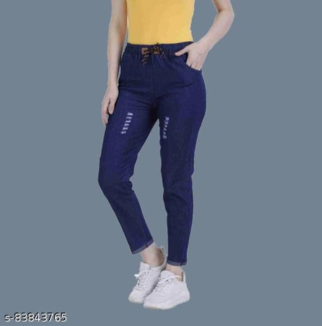 Denim Slim Fit Jeans for Women (Blue, 24)