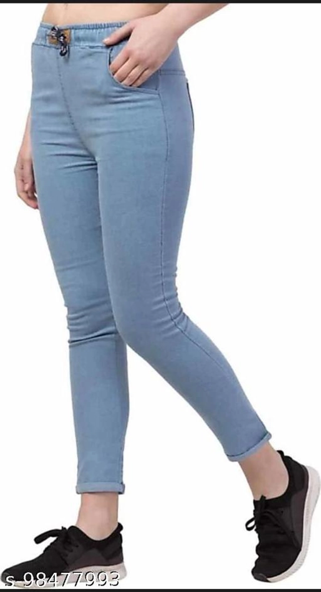 Denim Jeans for Women (Blue, 28)