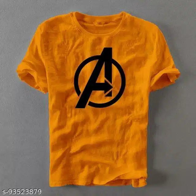 T-Shirt for Men (Yellow, M)