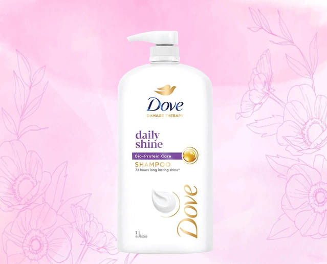 Dove Daily Shine Hair Shampoo (1000 ml)