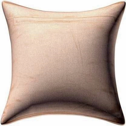 Jute Cushion Covers (Beige, 16x16 inches) (Pack of 5)