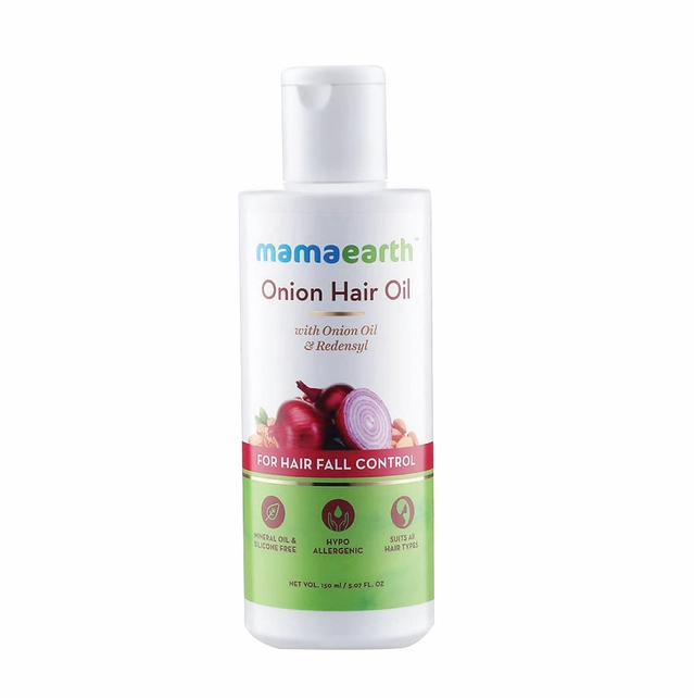 Mamaearth Onion Herbal Hair Oil (150 ml)