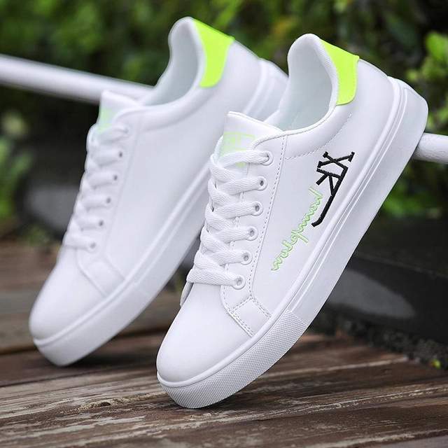 Casual Shoes for Men (White, 6)