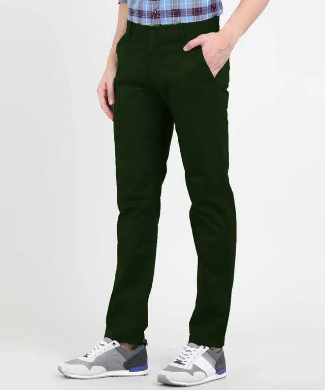 Trouser for Men (Dark Green, 34)