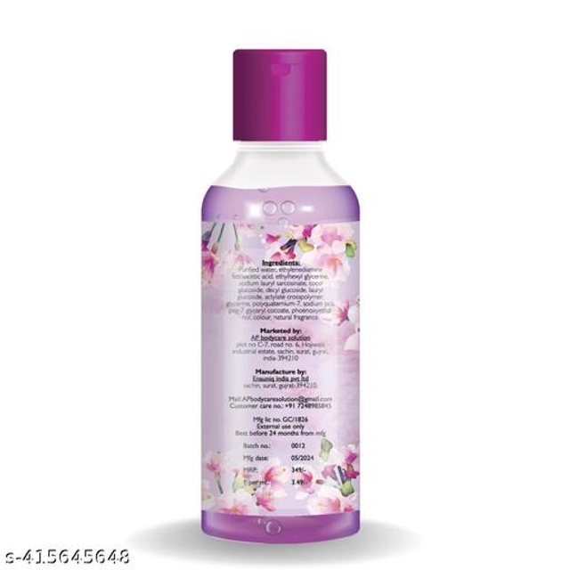  Lissyque Japanese Cherry Blossom Body Wash for Keeps Skin Fresh and Clean, Brightens Skin and Reducing Dark Spots