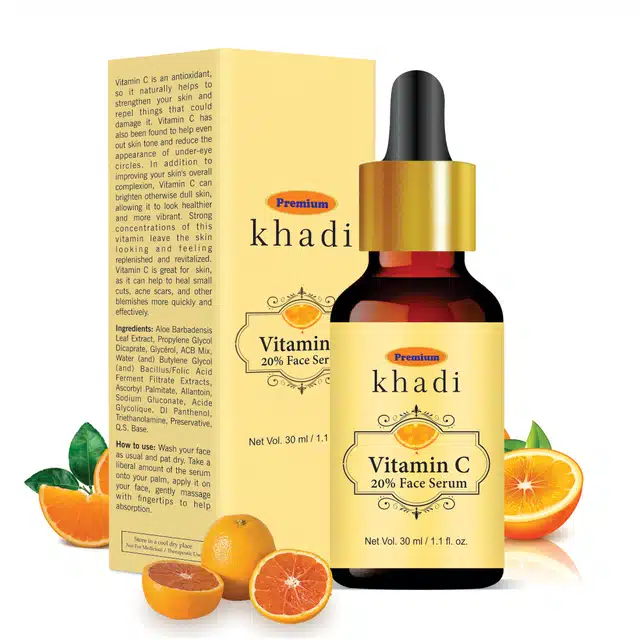 Premium Khadi Vitamin C Face Serum (30 ml)