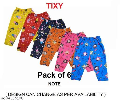 Woolen Pyjamas for Kids (Multicolor, 0-3 Months) (Pack of 6)