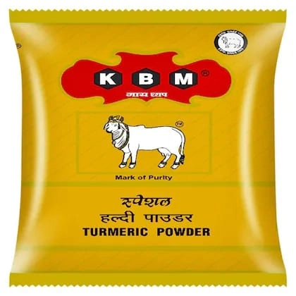 KBM गाय छाप हल्दी पाउडर स्पेशल 100 g