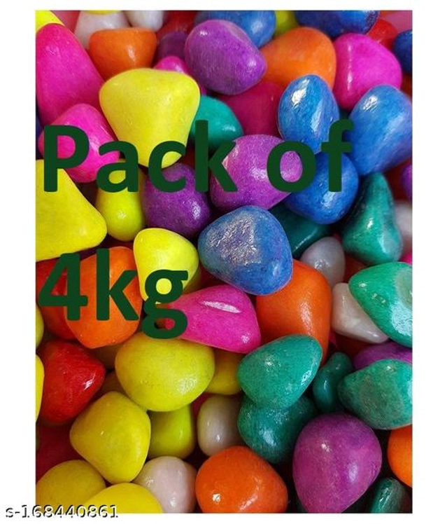 Decoration Pebbles Stones (Multicolor, 4000 g)