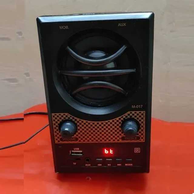 Zoom Star Aveo Bluetooth Wired Speaker Multimedia (Black) (Om-008)
