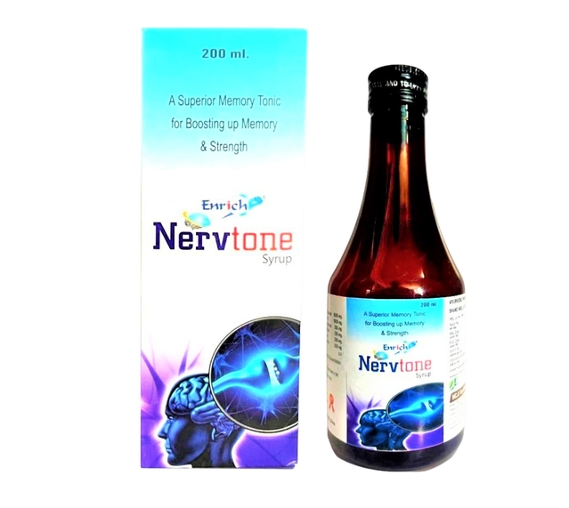 Enrich Plus Nervtone Memory Tonic (200 ml, Pack of 2)