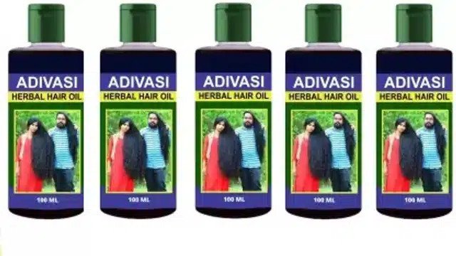 Herbal Hair Oil (Pack of 5, 100 ml)