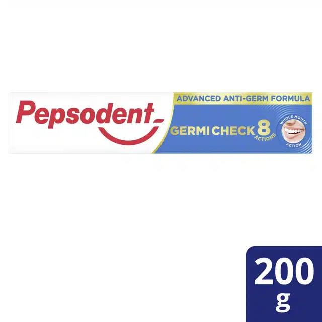 पेप्सोडेंट (जर्मी चेक+) एंटी जर्म फार्मूला टूथपेस्ट 200 g