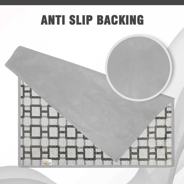 PVC 0.30 mm Waterproof Bed Server Food Mat (Multicolor, 36 x 36 Inch) (A-67)