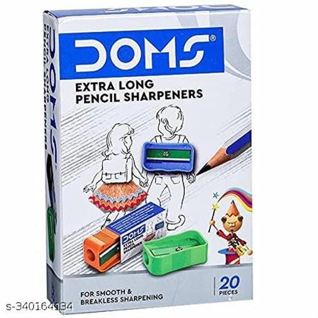 Doms Non-Toxic 40 Pcs Pencil Sharpener Box (Multicolor, Set of 1)