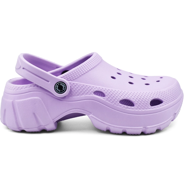 Textured Clogs For Women (Lavender, 5)