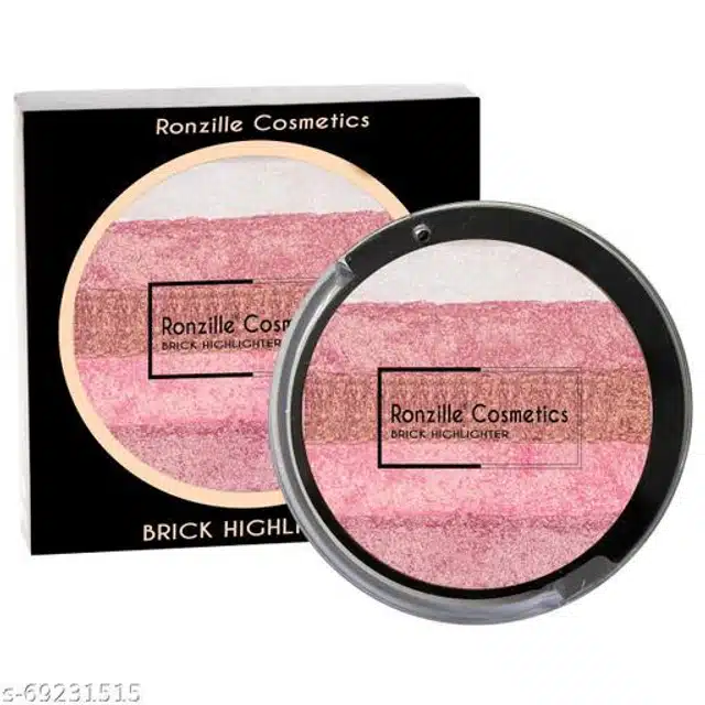 Ronzille Shimmer Baked Blush (Sweet Scarlet)