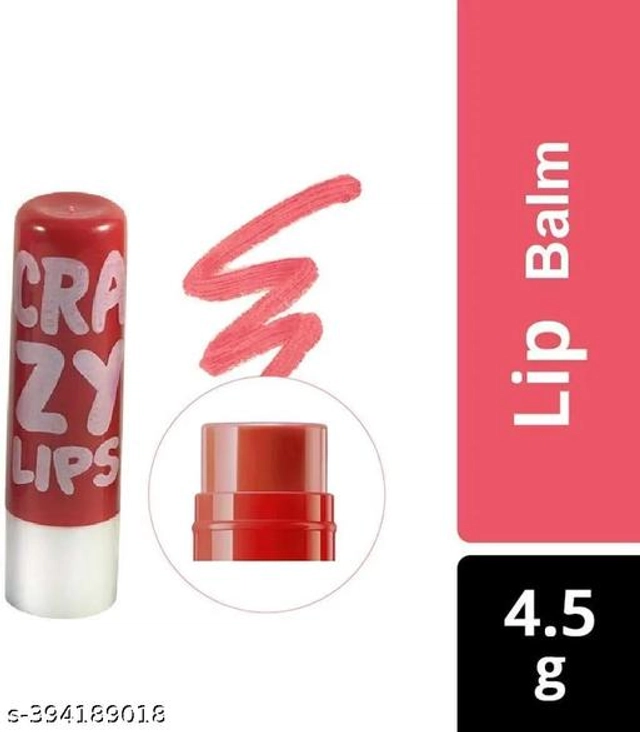 Crazy Lip Balm (Multicolor, Pack of 12)