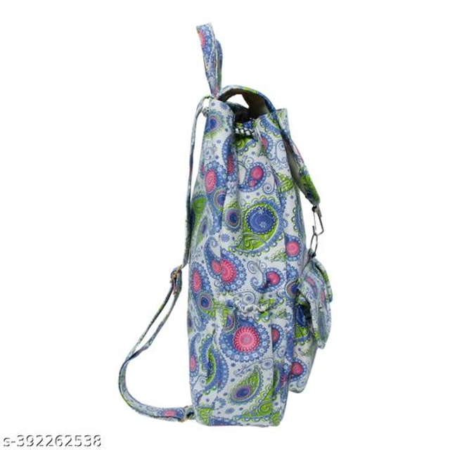 PU Backpack for Women (Multicolor)