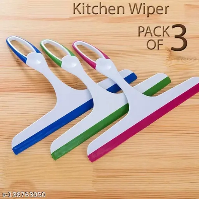 SHAGUN Kitchen Glass Wiper (Pack of 3)