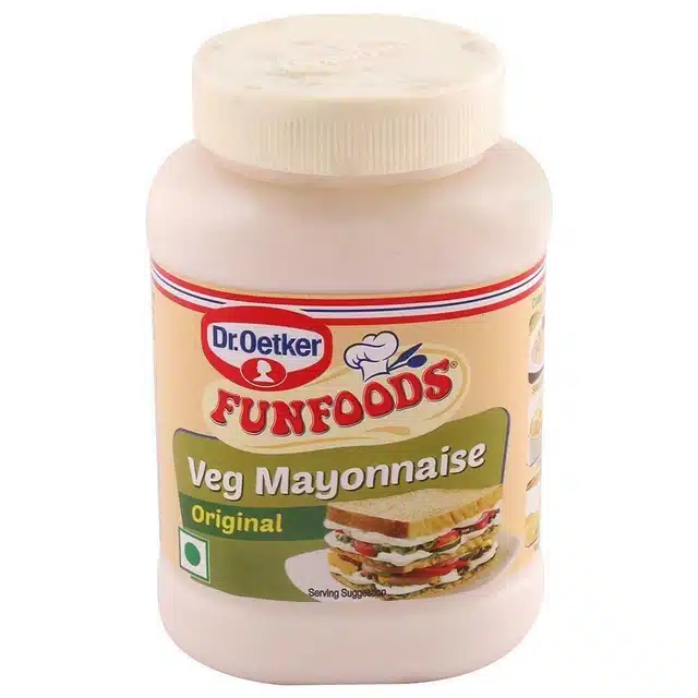 Dr Oetker Funfoods Veg Mayonnaise Original Eggless 300 g ( 250g + 50 g Free)
