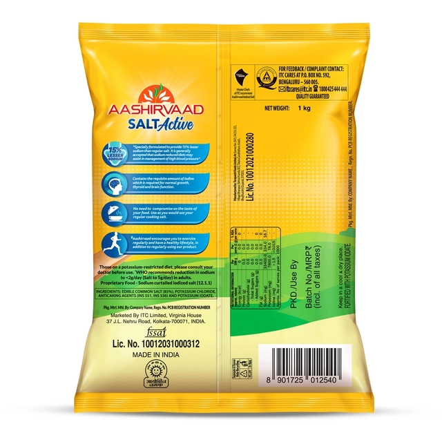 Aashirvaad Active Salt 1 Kg