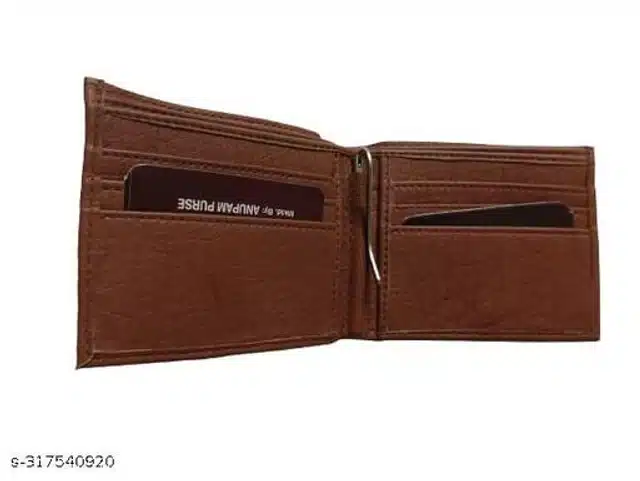 Leather Wallet for Men (Brown)