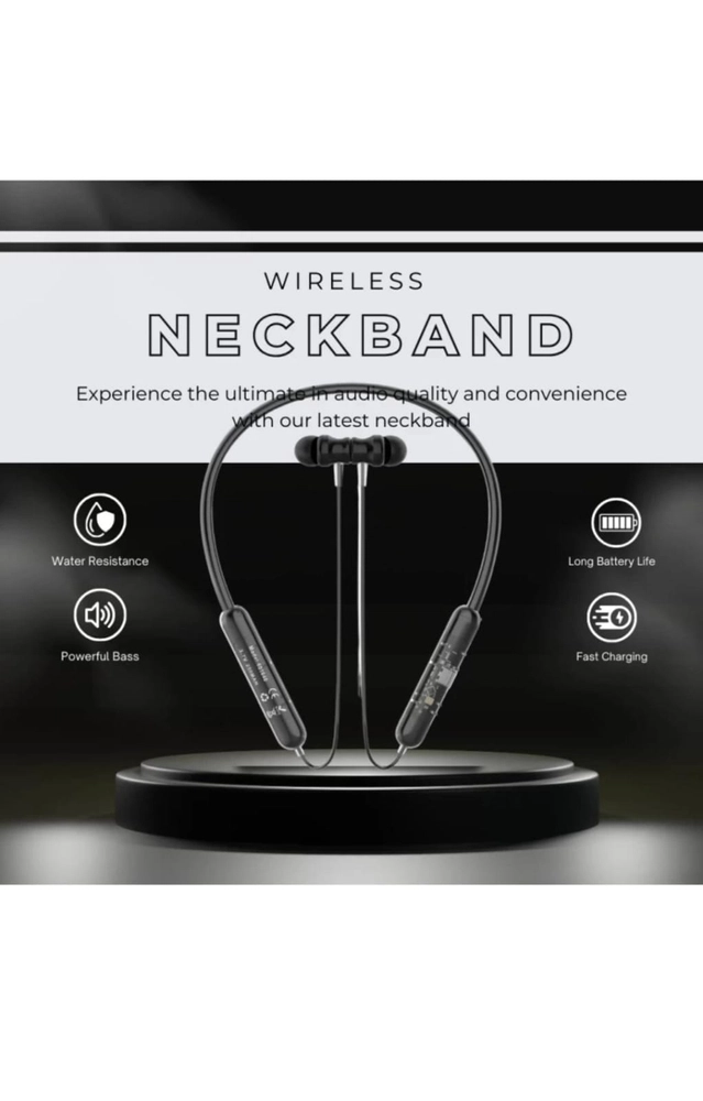 Wireless Bluetooth Neckband (Multicolor)