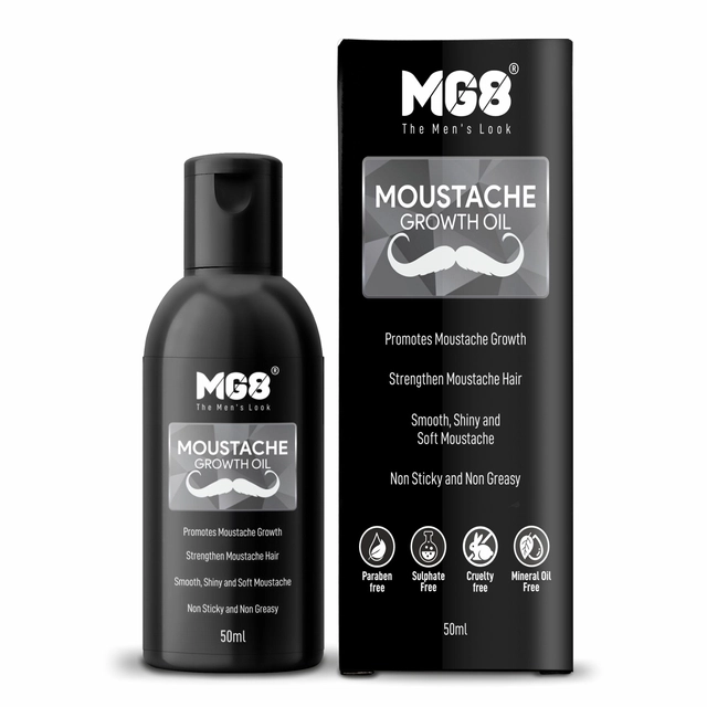 MG8 Moustache Growth Beard Oil (50 ml)