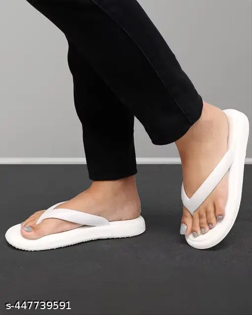 Slippers for Women (White, 5)